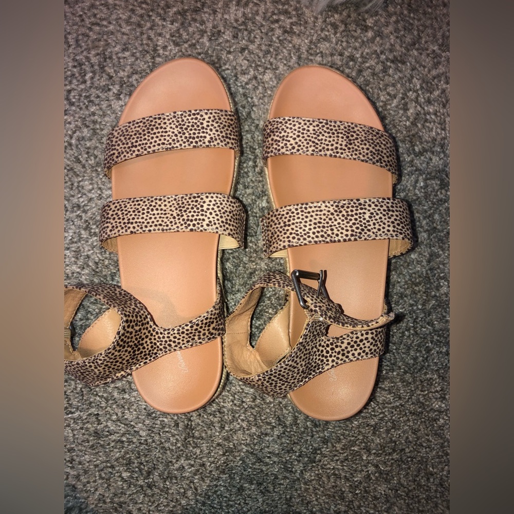 Women’s Annie Platform Sandals- Universal Thread Brown 10